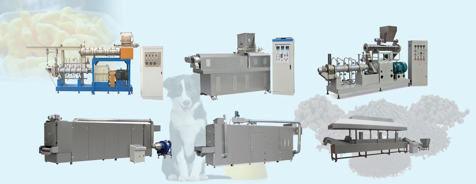 Puffed snack food extruder